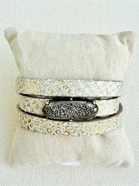 *Marcasite Focal Charm Bracelet* KEEP COLLECTIVE Retired Statement Piece